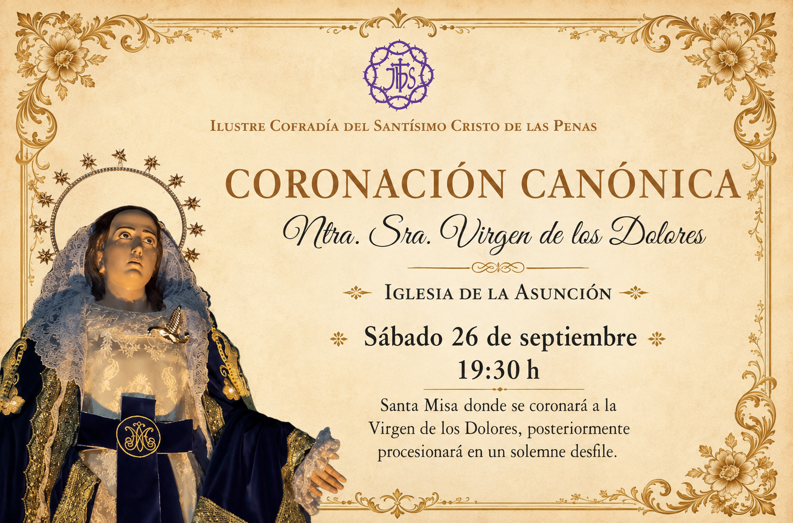 Coronación de la Virgen de los Dolores