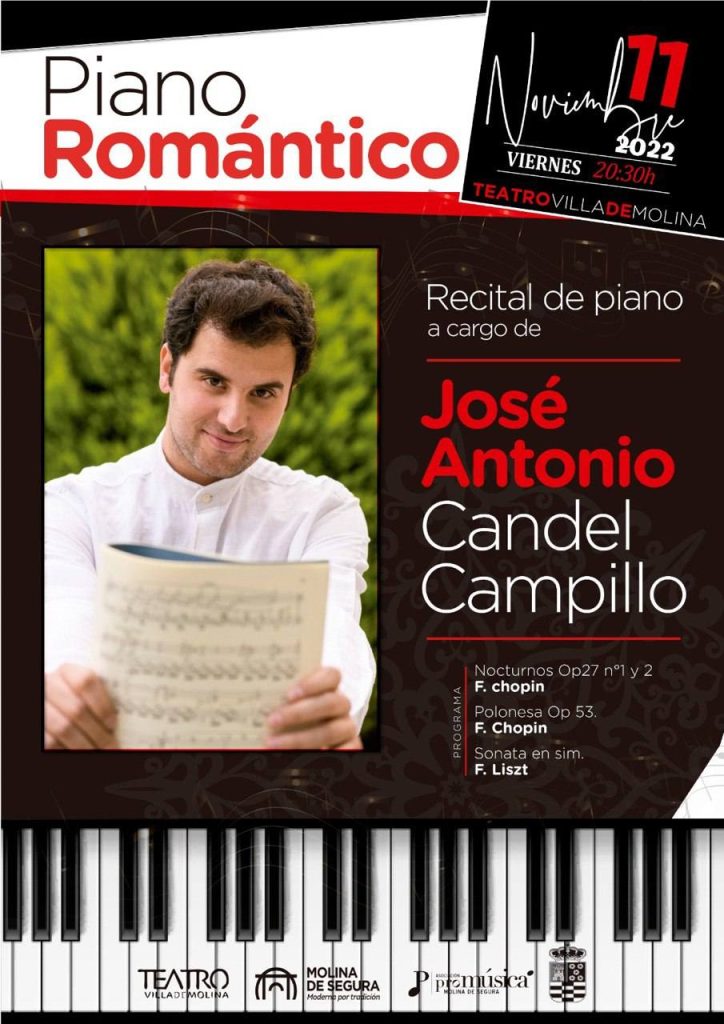 Teatro Recital Piano Romantico Dia 11 CARTEL