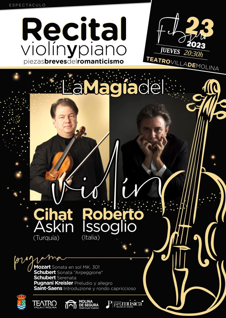 Teatro Recital violin y piano Piezas breves del Romanticismo Dia 23 CARTEL