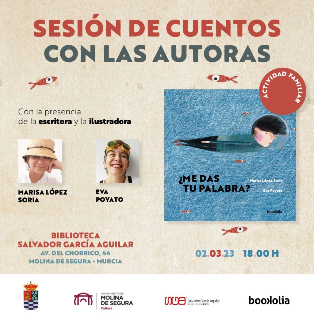 Libro Me das tu palabra de Marisa Lopez Soria e illustracion de Eva Poyato Dia 2 CARTEL 1