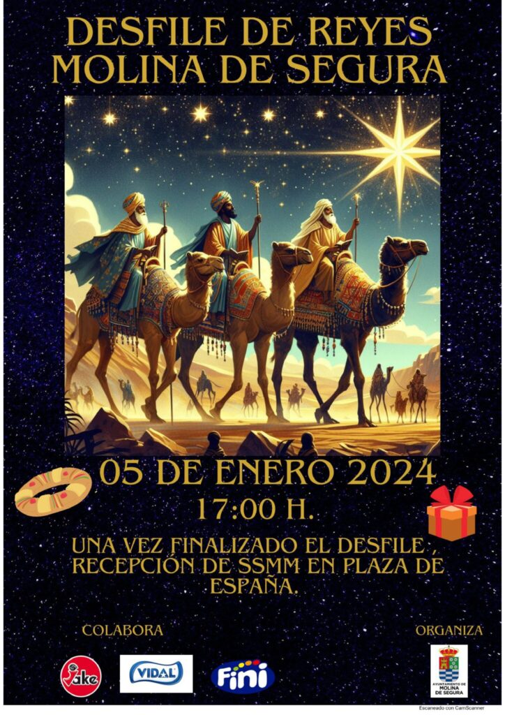 Cartel Cabalgata de Reyes 2024