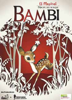 Teatro 'BAMBI, PRÍNCIPE DEL BOSQUE' Día 13 CARTEL