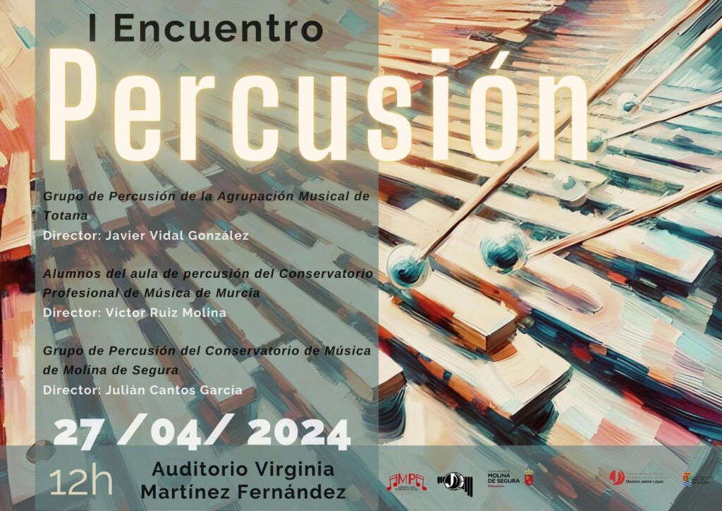 Conservatorio Música Molina I Encuentro de Percusión Día 27 CARTEL