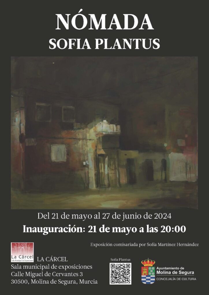 Exposición 'NÓMADA', de Sofía Plantus Sala La Cárcel 21may 27jun24 CARTEL
