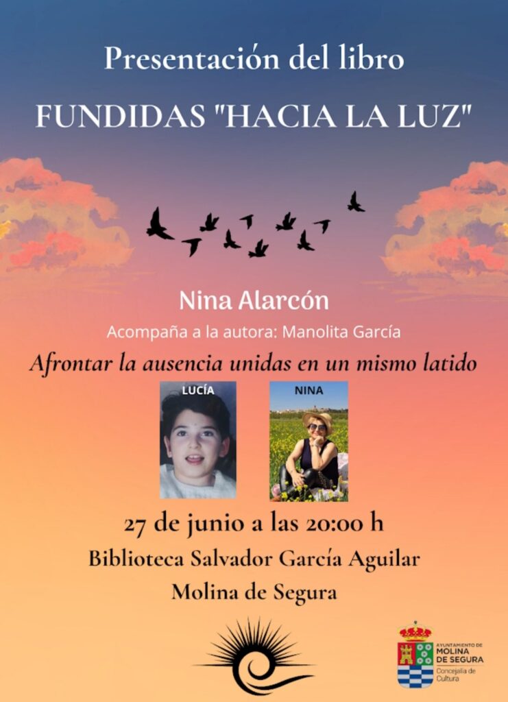 Libro 'Fundidas hacia la luz', de Nina Alarcón Presentación Día 27 CARTEL