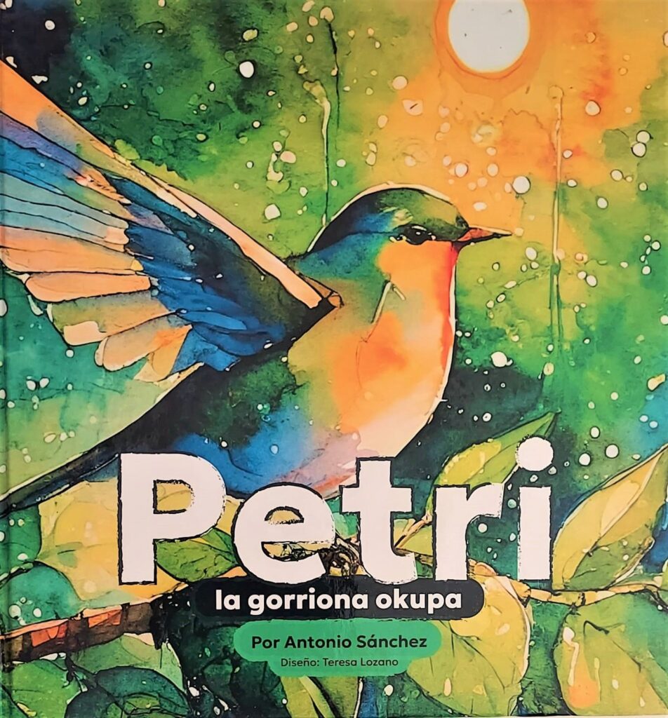 Libro 'Petri, la gorriona okupa', de Antonio Sánchez PORTADA LIBRO