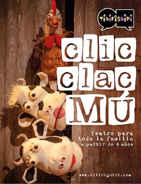 Teatro 'CLIC, CLAC, MÚ' 8nov24