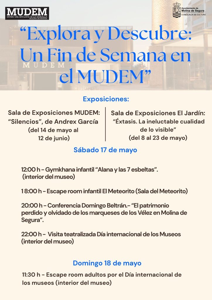 Cultura Molina Programa actividades Día Internacional de los Museos 2025 CARTEL