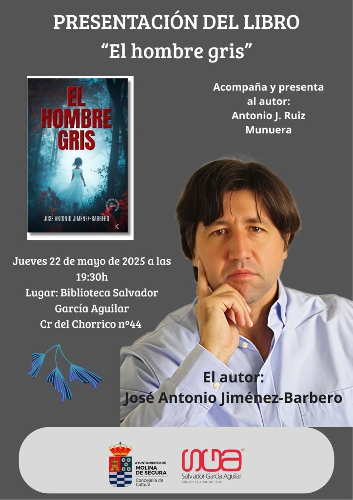 Libro 'El hombre gris' de José Antonio Jiménez Barbero CARTEL