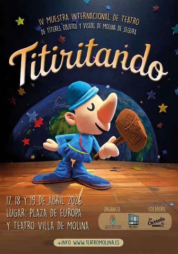 Teatro Molina IV Muestra Internacional de Teatro 'TITIRITANDO' 2026 CARTEL