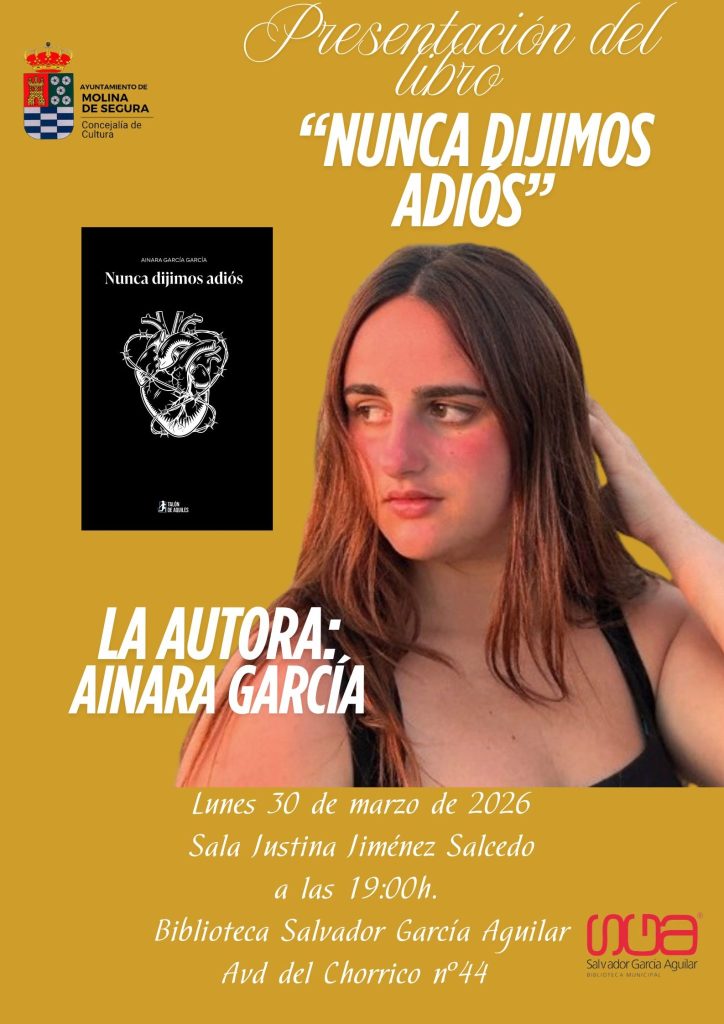 Libro 'Nunca dijimos adiós' de Ainara García García CARTEL