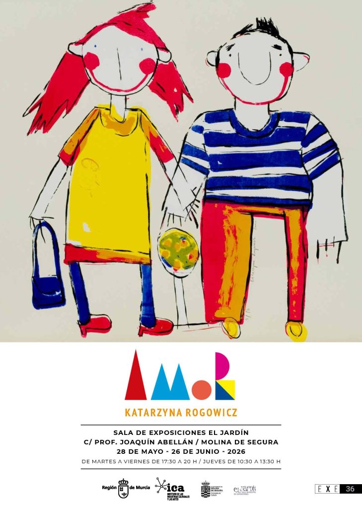 Exposición 'AMOR' de Katarzyna Rogowicz Sala El Jardín Molina 28may 26jun26 CARTEL