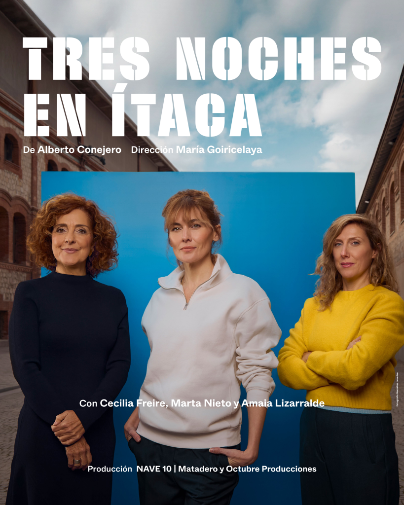 Teatro 'TRES NOCHES EN ÍTACA' 16may26 CARTEL