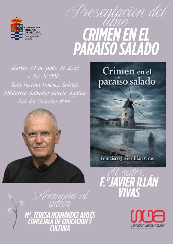 Libro 'Crimen en el paraíso salado', de Francisco Javier Illán Vivas CARTEL